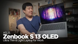Asus Zenbook S 13 OLED Review - Ultra Thin & Light Laptop for Work