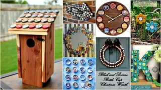 40 DIY Bottle Cap Craft Ideas with Instruction