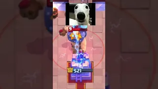 Midladder Ebarbs Egiant Menace VS. Pekka Bridge Spam #shorts  #clashroyale