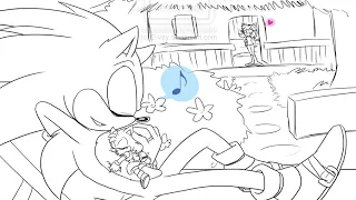 sonic and amy rose x Shadow and aurora & sonamy and shadora comics amy rose boom baby