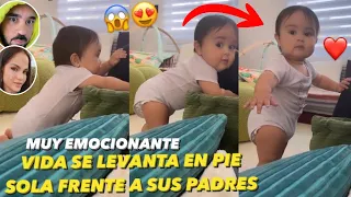 Natti Natasha y Raphy Pina lloran En Shock Su Hija Vida Isabelle Se Levanta En Pie Sola 😱😍