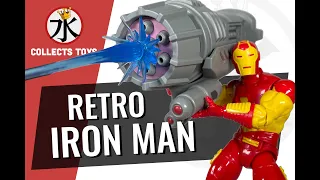 Hasbro Marvel Legends Series Deluxe Retro Iron Man Unboxing and Review