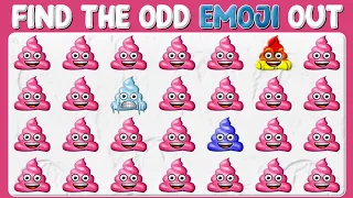 HOW GOOD ARE YOUR EYES? Find The Odd Emoji Out | Emoji Puzzle Quiz