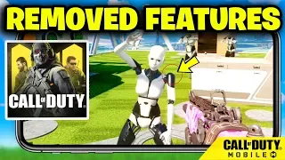 Top 10 REMOVED FEATURES in Call of Duty Mobile..