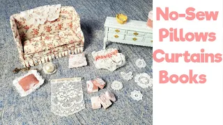 No-Sew DIY dollhouse miniature decor using LACE