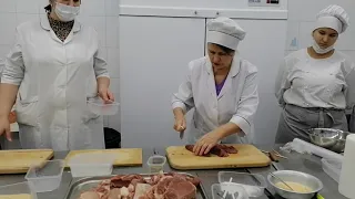 Приготовление порционных и мелкокусковых полуфабрикатов из свинины и говядины (мастер-класс)
