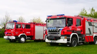 [ALARMOWO][TRĄBY] Pokaz sygnalizacji świetlno dźwiękowej OSP Biskupice