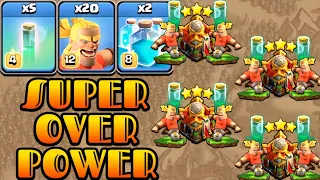 Th16 Barbarian Kicker Attack Strategy With Invisibility & Clone!! Overpowered Th16 Attack Strategy