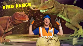 Dinosaur Run! Handyman Hal learns all about Dinosaurs | Interactive Music Video for Kids