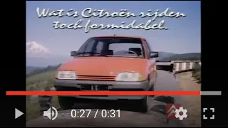 Citroen AX commercial 1989