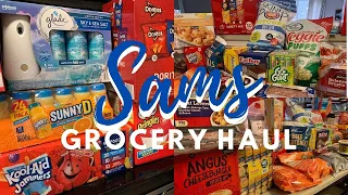 HUGE SAM'S CLUB GROCERY HAUL & SHOP WITH ME | WITH PRICES