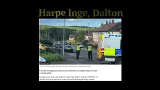 MAN AND WOMAN MURDERERED, DALTON, HUDDERSFIELD, 15TH MAY 2023. *****