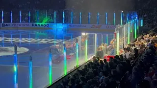 Canucks 2022/2023 home opener intro and player introductions.