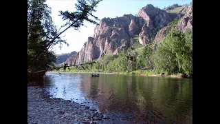 ЛОВЛЯ/Рыбалка на Хариуса на Таёжной  РЕКЕ ХАКАСИИ# Ночёвка У реки#  Разведка новых мест!!!