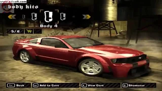 Need for Speed Most Wanted  Razor s Mustang GT tuning mod #new game