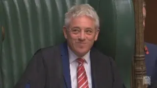 El carismático John Bercow se despide de Westminster