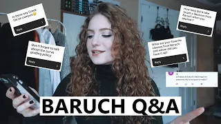 BARUCH COLLEGE Q&A #2 | answering your questions