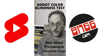 0069 #GODOT Color Blindness Usability Testing - eric81766 #indiedev #GodotEngine #gamedev #shorts