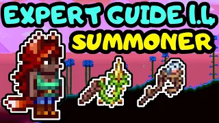 TERRARIA SUMMONER PROGRESSION GUIDE SERIES! Terraria 1.4 Expert Mode Summoner and Whips guide!