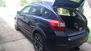 Turning a Subaru Crosstrek XV into a mini camper - Car Camping or Vandwelling