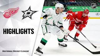Red Wings @ Stars 4/20/21 | NHL Highlights