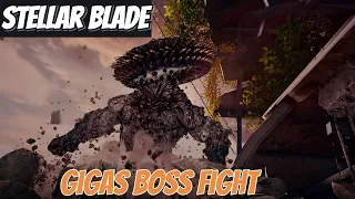 Stellar Blade Full Boss Fight Against Gigas 4K