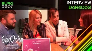 DoReDoS interview (Moldova Eurovision 2018) | Eurovision in Concert | Eurovoxx