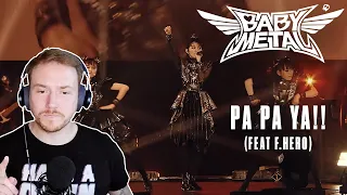 REACTING to BABYMETAL (Pa Pa Ya!! Feat F Hero) 🔥🎤🎸