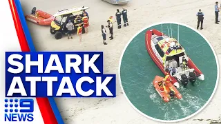 Swimmer missing after Perth shark attack | 9 News Australia