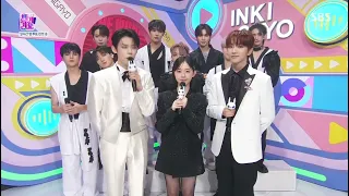 ATEEZ Inkigayo Interview 231210 MC Yeonjun, Jihu and Woonhak