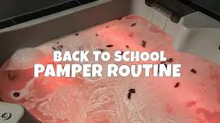 BACK TO SCHOOL PAMPER ROUTINE: DIY spa night at home! ✨