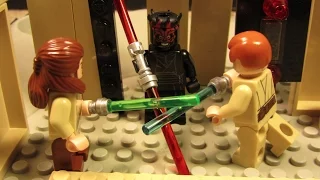 Lego Star Wars Obi Wan Kenobi and Qui Gon Jinn vs. Darth Maul