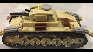 building Lego panzer tank