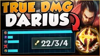 RAGE QUIT? NO PROBLEM! MAX TRUE DAMAGE DARIUS IS TOO OP! DARIUS TOP GAMEPLAY! - League of Legends