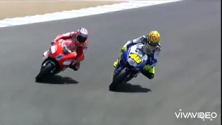 Sorpasso Valentino Rossi su Stoner a laguna seca 2008 - commento Guido Meda