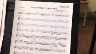 Theme from Canon in D Violin 1