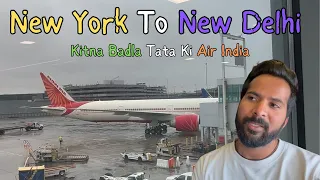 Air India Boeing 777 300-ER | New York To New Delhi | USA To India | JFK Airport To DEL | Full Video