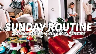 *NEW SUNDAY ROUTINE OF A SINGLE MOM| Homemaking| Weekly Prep, Groceries, Cook, Clean| Tres Chic Mama