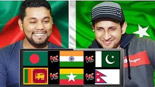 Reaction On Country Comparison: Bangladesh vs India vs Pakistan vs Sri Lanka vs Nepal vs Myanmar
