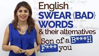 English Swear words/Bad words - English Speaking Practice | Spoken English lesson