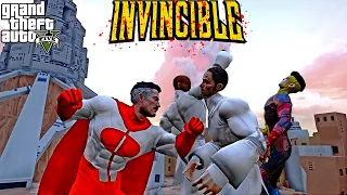 GTA 5 - Invincible & Omni-man vs. Viltrumite Soldiers | Invincible Season 2 Fight