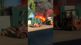 Пожар в Осеево