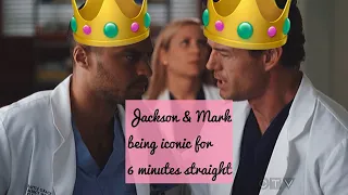 jackson avery & mark sloan being iconic for 6 minutes straight