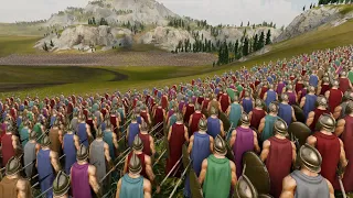 50,000 Spartans VS 50,000 Archers | Ultimate Epic Battle Simulator 2