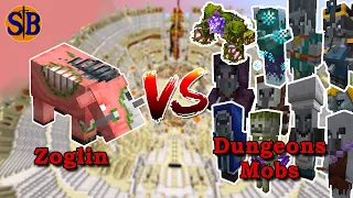 Zoglin vs Dungeons Mobs | Minecraft Mob Battle