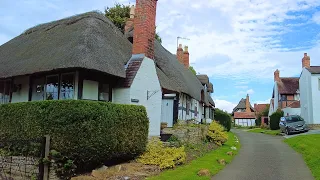 Welford on Avon Village Walk, English Countryside 4K