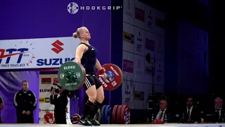 Marianne Saarhelo (75) - 92kg Snatch @ 2017 European Championships