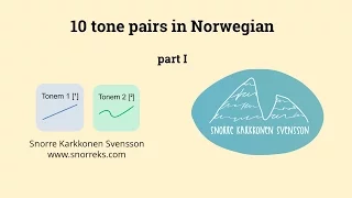 10 tone pairs Norwegian