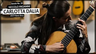 Carlotta Dalia plays Sonata No. 34 by Niccolo Paganini on a 2019 Mario Sicca | Siccas Guitars