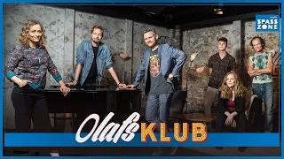 Bastian Bielendorfer, Sarah Bosetti und Tobias Mann bei Olafs Klub mit Olaf Schubert | MDR SPASSZONE